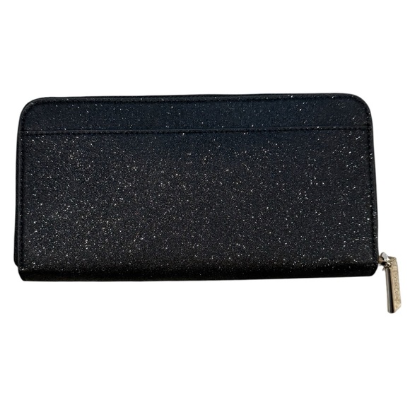 Kate Spade Lola Glitter Large Continental Wallet in Black - Picture 7 of 16